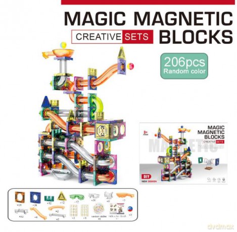 Klocki magnetyczne 206szt 374790