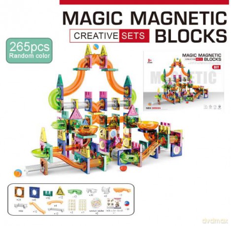 Klocki magnetyczne 265szt 374813