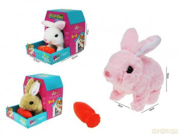 Królik na baterie Electronic Mini Plush Pet Series mix