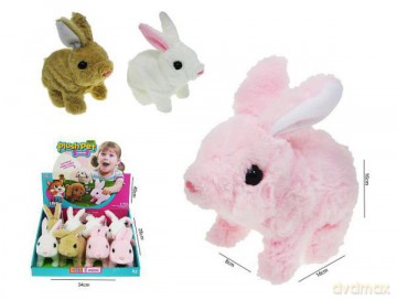 Królik na baterie Mini Plush Pet Series mix