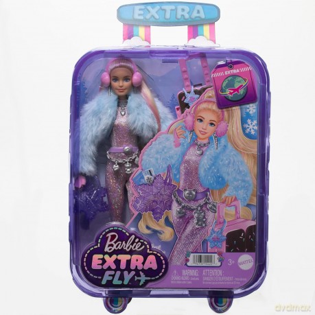 Lalka Barbie Mattel Extra Fly Lalka zimowa HPB16