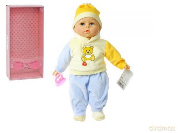 Lalka bobas 35cm z dźwiękiem
