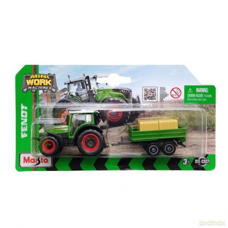 MAISTO 15590 Traktor Fendt 209 z przyczepą