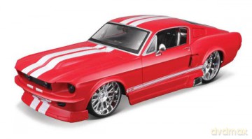 MAISTO 31094-55 Ford Mustang 1967 GT 1:24 czerwony