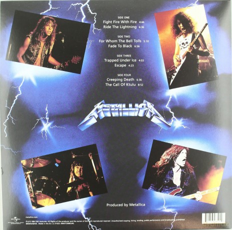 Metallica: Ride The Lightning [2xWinyl]