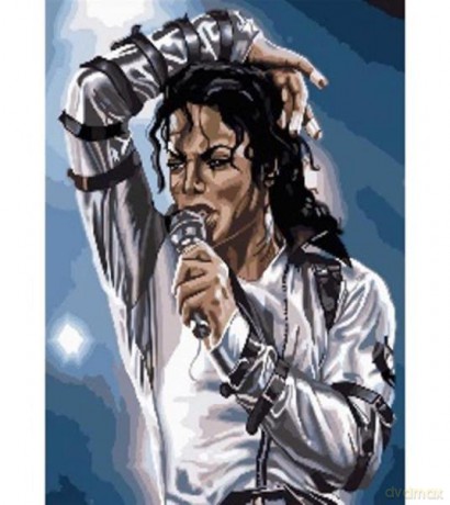 Malowanie po numerach 40x50cm Michael Jackson, występ 1008974
