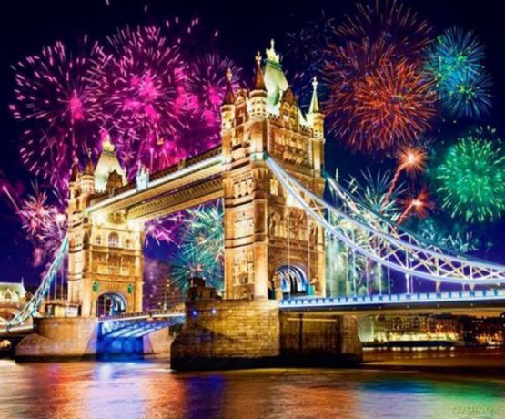 Malowanie po numerach Londyn Tower Bridge 1008875