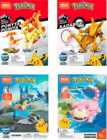 MEGA CONSTRUX Pokemon Zestaw z funkcją GDW29 mix