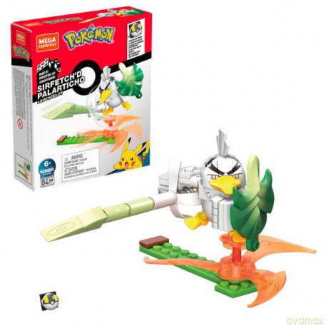 MEGA CONSTRUX Pokemon Zestaw z funkcją Sirfetch'd Palarticho Lauchzelot GVK81