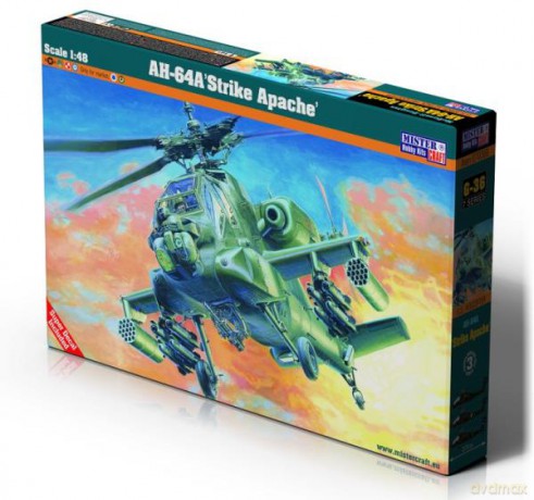Model helikoptera do sklejania AH-64A'Strike Apache' 1:48