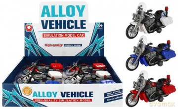 Motocykl policyjny (światło + dźwięk) 526138 mix