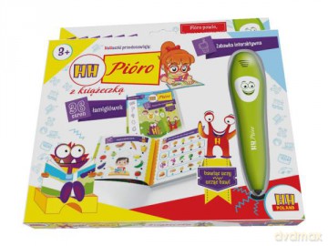 Mówiące pióro edukacyjne z książeczką 380449