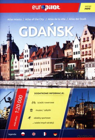 Gdańsk. Atlas miasta w skali 1:20 000. Europilot wersja mini [KSIĄŻKA]