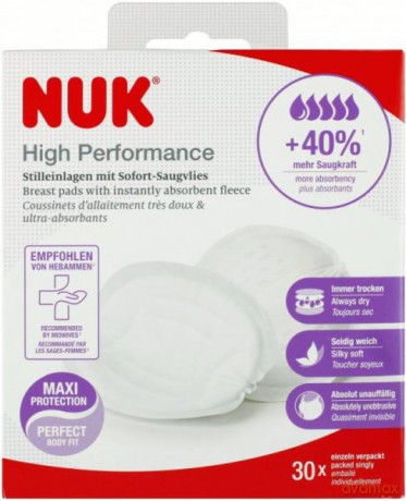 NUK MP Wkładki laktacyjne higieniczne Performance op.30 szt. 10252134