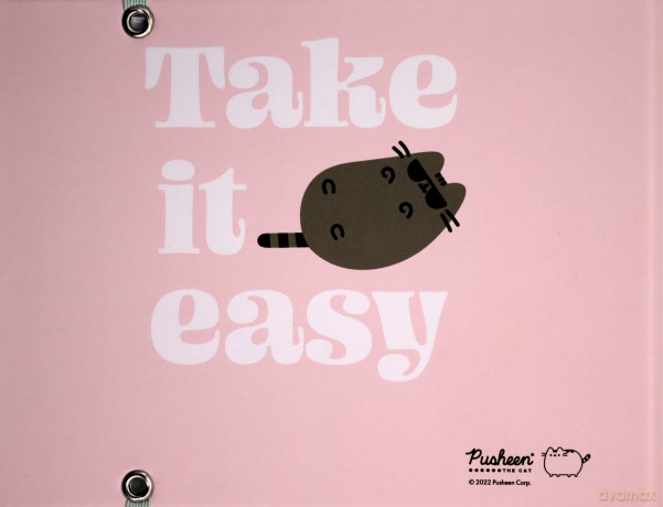 Pamiętnik na spirali zamykany na gumkę Pusheen