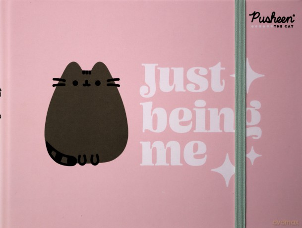 Pamiętnik na spirali zamykany na gumkę Pusheen