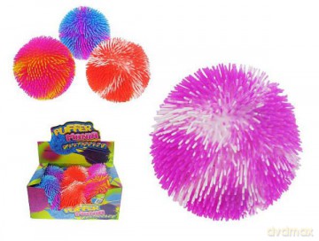 Piłka 20cm kolczatka multikolor gniotek 621676, mix