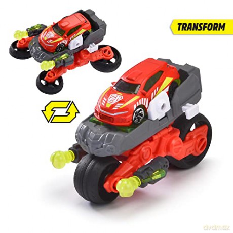 Pojazd motor czerwony Rescue Hybrids 2001