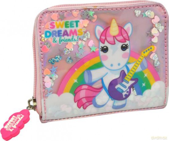 Portfelik PU Sweet Dreams 12x3x9,5cm KL11555 Kids Euroswan