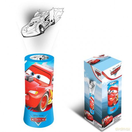 Projektor cylindryczny Cars LED 20x9,5cm WD21241 Kids Euroswan