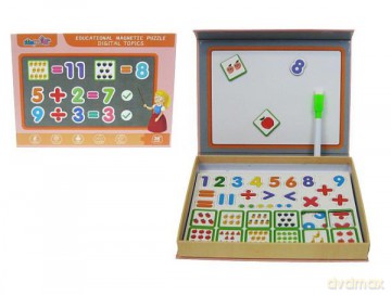 Puzzle magnetyczne liczby 22cm XHM-1112A