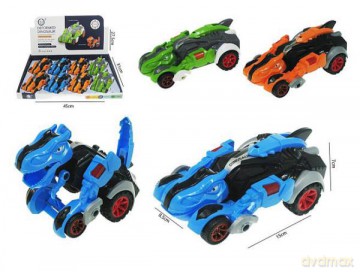 Robot Dinozaur auto 14cm 3308A, mix