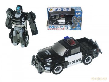 Robot Policja 17cm do rozkręcania D622-H332C
