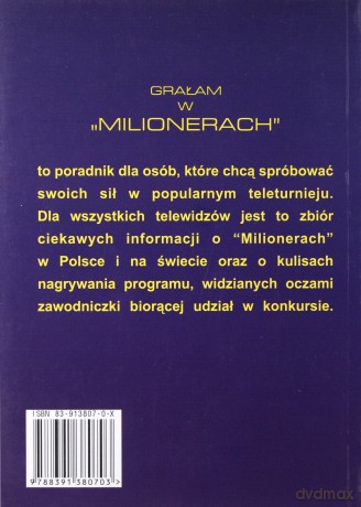Grałam w Milionerach - Anna Pęska-Formela [KSIĄŻKA]