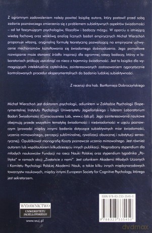 Granice świadomości. W poszukiwaniu poznawczego modelu subiektywności - Michał Wierzchoń [KSIĄŻKA]