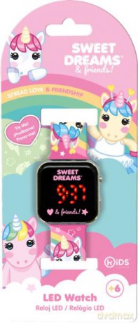Zegarek LED z kalendarzem Sweet Dreams KL11606 Kids Euroswan