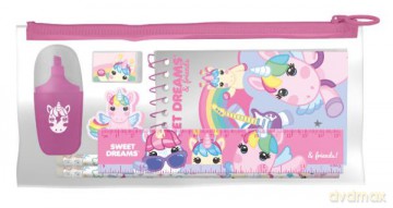 Zestaw piśmienniczy 7el. w saszetce Sweet Dreams KL11542 Kids Euroswan