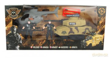 Zestaw wojskowy z 2 figurkami żołnierzy 02948