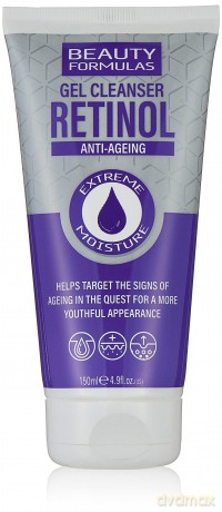 BEAUTY FORMULAS Retinol Anti-Ageing Żel oczyszczający do twarzy z retinolem