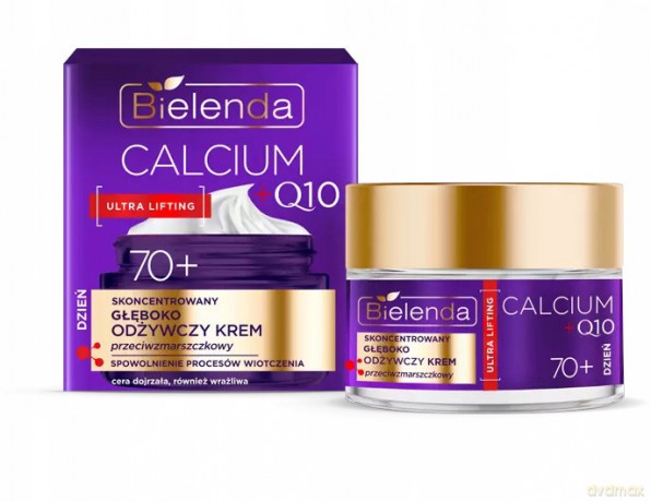 BIEL CALCIUM+Q10 70+ Krem głęboko odżywczy