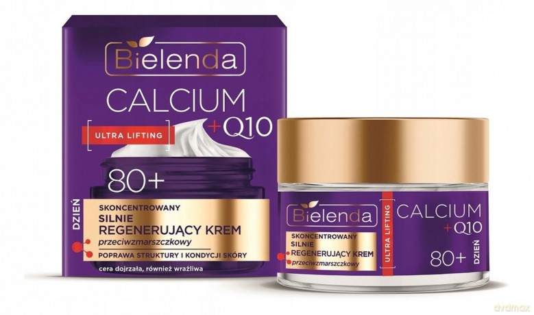 BIEL CALCIUM+Q10 80+ Krem regenerujący