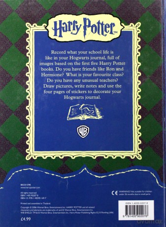 Harry Potter: Hogwarts Journal [KSIĄŻKA]