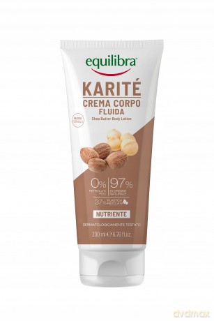 EQUILIBRA Karite Odżywczy Balsam do ciała z masłem Shea