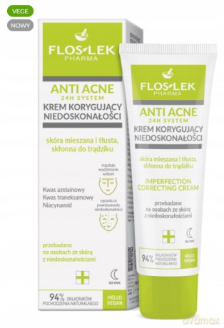 FLOS ANTI ACNE Krem korygujący niedoskonałości