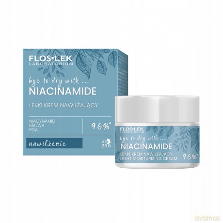 FLOS NIACINAMIDE Lekki krem nawilżający dzień&