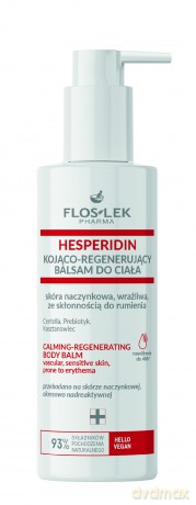 FLOSLEK Pharma Hesperidin Kojąco-Regenerujący Balsam do ciała - skóra naczynkowa,wrażliwa ze skłonnością do rumienia 175ml