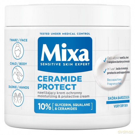 MIXA KREM Ceramide nawilżający d/twarzy i ciała&