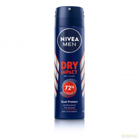 NIVEA DEO Spray męski DRY IMPACT 81602&new