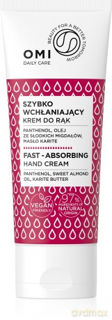 OMI Daily Care Krem do rąk szybko wchłaniający Fast-Absorbing Hand Cream 75ml