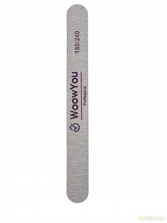 Pilnik do paznokci Woow You 180/240 Prosty 25szt