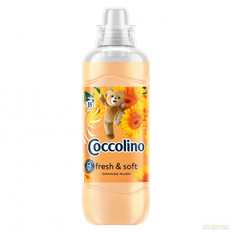 Coccolino Orange Rush Płyn do płukania tkanin o zapachu kwiatów pomarańczy 975 ml