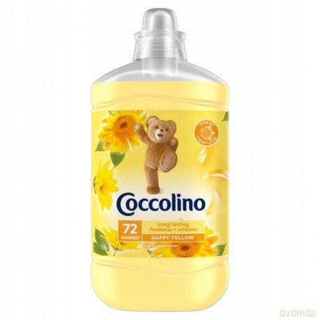 Coccolino Happy Yellow Płyn do płukania tkanin o zapachu żółtych letnich kwiatów 975 ml