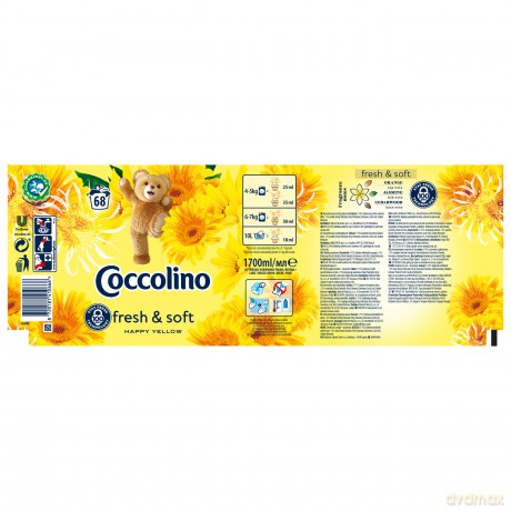 UNILEV COCCOLINO PŁYN D/PŁUK F&S YELLOW 1700ml&