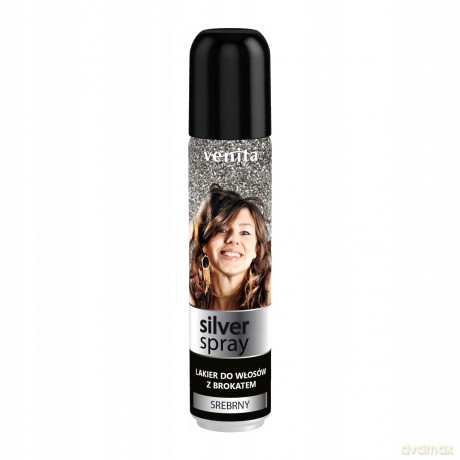 Venita Lakier Z Borokatem Srebrny 75ml
