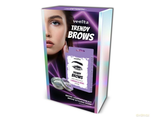 VENITA Zestaw prezentowy dla kobiet Trendy Brows (Zestaw do laminacji+Mydełko)