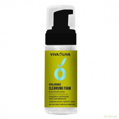 VIVA OLIVA Delikatna Pianka do mycia twarzy z kwasem hialuronowym 150ml